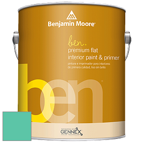 Benjamin Moore Ben W625 Premium Interior Latex Flat краска цвет 2046-40 Green Sponge