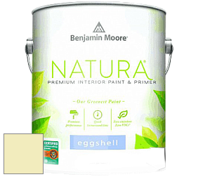 Benjamin Moore 513 Natura Interior Eggshell Finish краска с блеском цвет 2027-60 Light Daffodil