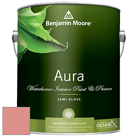 Benjamin Moore Aura 528 Waterborne Interior Semi-gloss Finish краска цвет 2171-40 Passion Fruit
