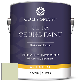 COLOR SMART CS 758 ULTRA CEILING PAINT ультраматовая краска цвет 535 Soothing Green
