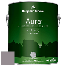 Benjamin Moore Aura 629 Waterborne Exterior Flat Finish краска цвет 1454 Sleepy Hollow