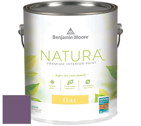 Benjamin Moore 512 Natura Interior Flat Finish матовая краска цвет 1372 Ultra Violet