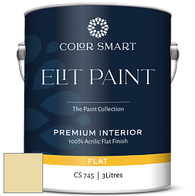 COLOR SMART CS 745 ELIT PAINT глубокоматовая моющаяся краска цвет NCS S 1020-G90Y 