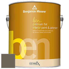 Benjamin Moore Ben W625 Premium Interior Latex Flat краска цвет 1540 Cabin Fever