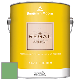 Benjamin Moore 547 Regal Select Waterborne Interior Flat Finish краска цвет 573 Four Leaf Clover