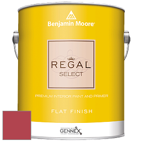 Benjamin Moore 547 Regal Select Waterborne Interior Flat Finish краска цвет 2003-20 Strawberry Red