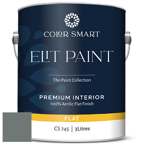 COLOR SMART CS 745 ELIT PAINT глубокоматовая моющаяся краска цвет NCS S 6005-B80G 