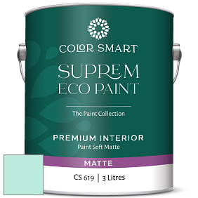 COLOR SMART CS 619 SUPREM ECO PAINT матовая краска цвет 2046-60 Misty Teal