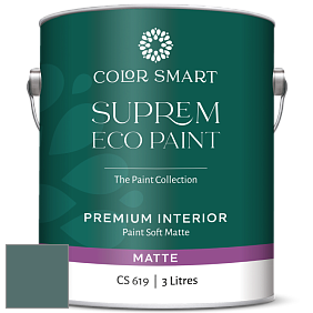 COLOR SMART CS 619 SUPREM ECO PAINT матовая краска цвет 713 Polished Slate