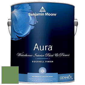 Benjamin Moore Aura 524 Waterborne Interior Eggshell Finish краска цвет 553 Richmond Green