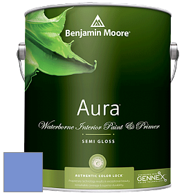 Benjamin Moore Aura 528 Waterborne Interior Semi-gloss Finish краска цвет NCS S 1555-R70B 