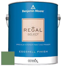 Benjamin Moore 549 Regal Select Waterborne Interior Eggshell Finish краска цвет 566 Bunker Hill Green