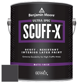 Benjamin Moore 484 Ultra Spec SCUFF-X Interior Matte Finish краска цвет 2117-10 Carbon Copy