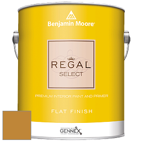 Benjamin Moore 547 Regal Select Waterborne Interior Flat Finish краска цвет 2154-10 Yellow Oxide