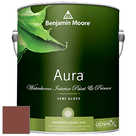 Benjamin Moore Aura 528 Waterborne Interior Semi-gloss Finish краска цвет 2091-10 Tea