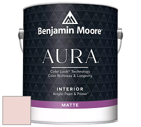 Benjamin Moore Aura 522 Interior Paint - Matte краска цвет 2089-60 Peach Kiss