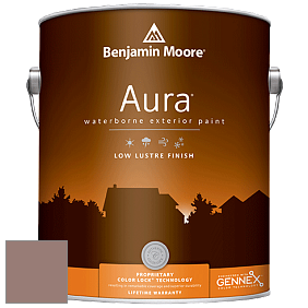 Benjamin Moore Aura 634 Waterborne Exterior Low Lustre Finish краска цвет 2098-40 CafÃ© Ole