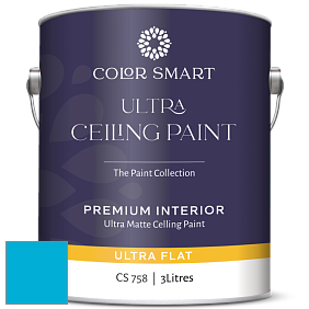COLOR SMART CS 758 ULTRA CEILING PAINT ультраматовая краска цвет NCS S 1060-B 