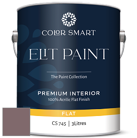 COLOR SMART CS 745 ELIT PAINT глубокоматовая моющаяся краска цвет 1252 Mink Violet
