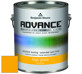 Benjamin Moore 794 Advance Interior Paint-High Gloss глянцевая алкидная эмаль цвет 2019-10 Mardi Gras Gold