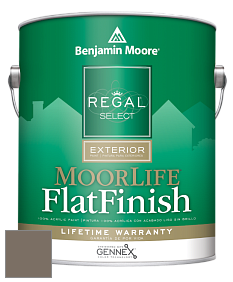 Benjamin Moore W105 Regal Select Exterior Paint-MoorLife Flat Finish краска цвет 980 Woodcliff Lake