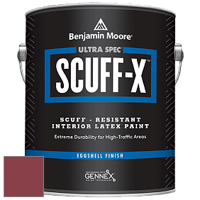 Benjamin Moore 485 Ultra Spec SCUFF-X Interior Eggshell Finish краска цвет 2080-10 Raspberry Truffle