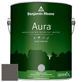 Benjamin Moore Aura 629 Waterborne Exterior Flat Finish краска цвет AF-655 