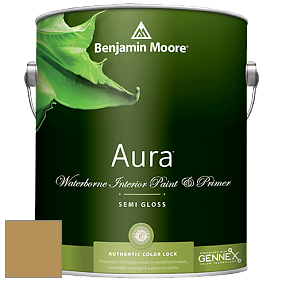 Benjamin Moore Aura 528 Waterborne Interior Semi-gloss Finish краска цвет 266 Egyptian Sand