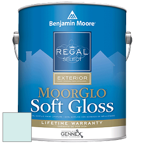 Benjamin Moore W096 Regal Select Exterior Paint-Moor GloSoft Gloss Finish краска цвет 2056-70 Icy Moon Drops