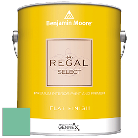 Benjamin Moore 547 Regal Select Waterborne Interior Flat Finish краска цвет 592 Rosamilia Green