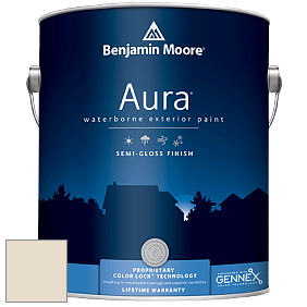 Benjamin Moore Aura 632 Waterborne Exterior Semi-Gloss Finish краска цвет 963 Maritime White