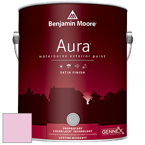 Benjamin Moore Aura 631 Waterborne Exterior Satin Finish краска цвет 1345 Bermuda Breeze