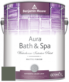 Benjamin Moore Aura 532 Bath & Spa Waterborne Interior Paint Matte Finish краска цвет AF-480 