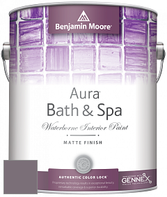 Benjamin Moore Aura 532 Bath & Spa Waterborne Interior Paint Matte Finish краска цвет AF-635 