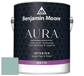 Benjamin Moore Aura 522 Interior Paint - Matte краска цвет 710 Kensington Green
