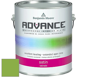 Benjamin Moore 792 Advance Interior Paint-Satin эмаль цвет 420 Apple Lime Cocktail