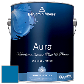 Benjamin Moore Aura 524 Waterborne Interior Eggshell Finish краска цвет NCS S 3060-R90B 