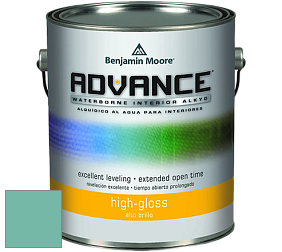 Benjamin Moore 794 Advance Interior Paint-High Gloss глянцевая алкидная эмаль цвет 648 Kokopelli Teal