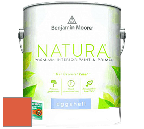 Benjamin Moore 513 Natura Interior Eggshell Finish краска с блеском цвет 2014-20 Rumba Orange