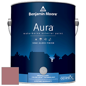 Benjamin Moore Aura 632 Waterborne Exterior Semi-Gloss Finish краска цвет 1280 Burgundy Rose