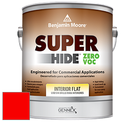 Benjamin Moore 355 Super Hide Zero Voc Interior Flat краска цвет RAL 3024 