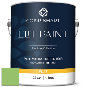 COLOR SMART CS 745 ELIT PAINT глубокоматовая моющаяся краска цвет 558 Killala Green