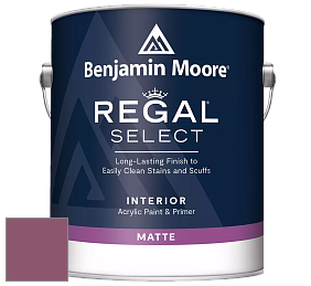 Benjamin Moore 548 IRegal Select Interior Paint - Matte краска цвет 1364 Vintage Claret