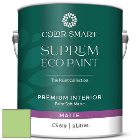 COLOR SMART CS 619 SUPREM ECO PAINT матовая краска цвет 557 Leprechaun Green