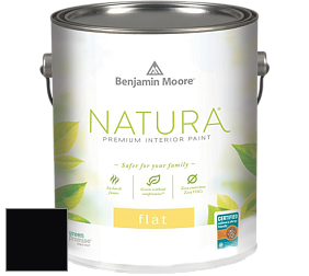 Benjamin Moore 512 Natura Interior Flat Finish матовая краска цвет RAL 9005 