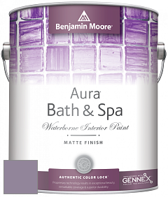 Benjamin Moore Aura 532 Bath & Spa Waterborne Interior Paint Matte Finish краска цвет NCS S 4020-R50B 