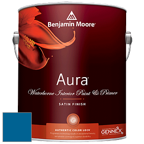 Benjamin Moore Aura 526 Waterborne Interior Satin Finish покрытие цвет NCS S 3560-R90B 
