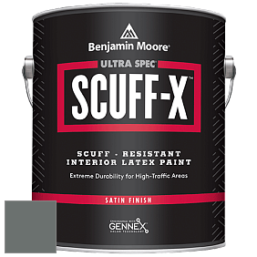 Benjamin Moore 486 Ultra Spec SCUFF-X Interior Satin Finish краска цвет RAL 7005 