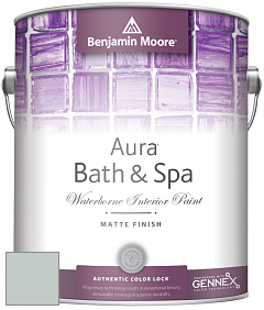 Benjamin Moore Aura 532 Bath & Spa Waterborne Interior Paint Matte Finish краска цвет HC-147 BM HC-147