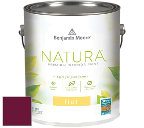 Benjamin Moore 512 Natura Interior Flat Finish матовая краска цвет RAL 4004 